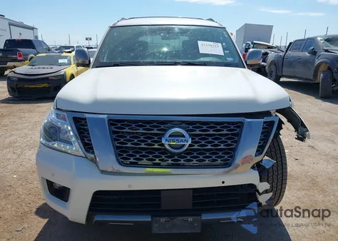 2018 Nissan Armada Platinum z USA, uszkodzony, nr VIN JN8AY2NF4J9332367